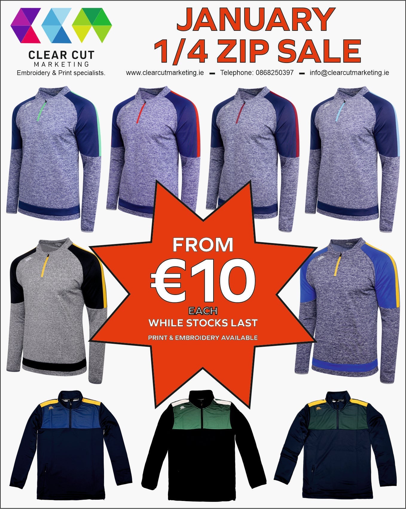 Half Zip Hoodie and Fleece Sale