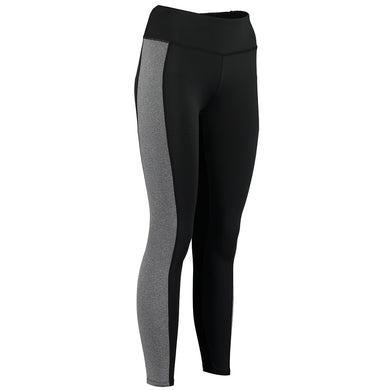 Ladies Black with Grey stripe Gamegear Sport  Leggings  Now only €5