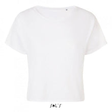 Load image into Gallery viewer, Sols Maeve Crop Top  Tee for beech Gym or Casual wear sizes S - XL - White