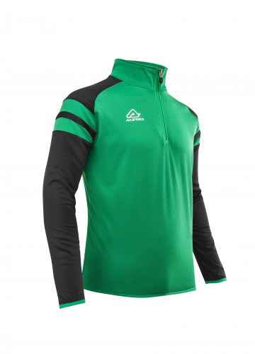 Acerbis Black Green performance half zip - Childrens sizes