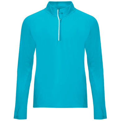 Turquoise Athletics Sports Technical Quarter Zip - Adult Sizes