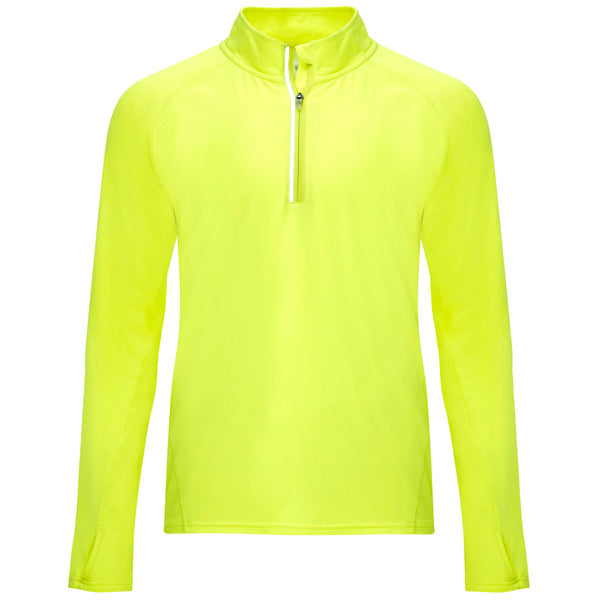 Luminous Yellow Athletics Sports Technical Quarter Zip - Adult Sizes