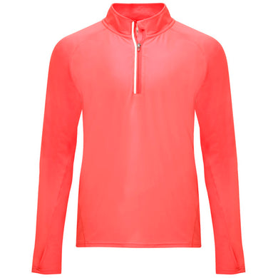 Fluor Coral Athletics Sports Technical Quarter Zip - Adult Sizes (Copy)