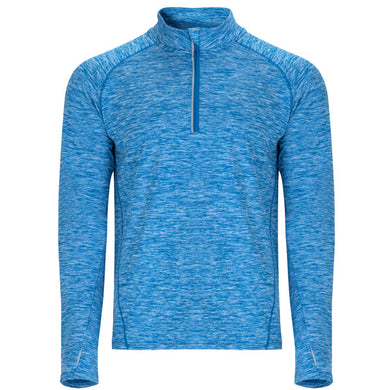 Heather Royal Athletics Sports Technical Quarter Zip - Adult Sizes