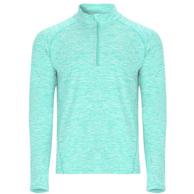 Heather Mint Athletics Sports Technical Quarter Zip - Adult Sizes