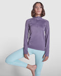 Ladies Sports Quarter ZIP - Lilac
