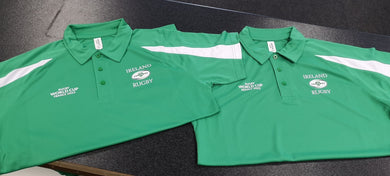 Dri-Fit Ireland Rugby Sports Polo -Green and White