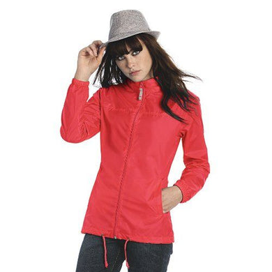 BELLA & C FULL ZIPPED LADIES WINDCHEATER - RED - REDUCED TO CLEAR €5