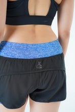 Load image into Gallery viewer, MLKLadies shorts with Blue  Waistband and Blue Undershorts