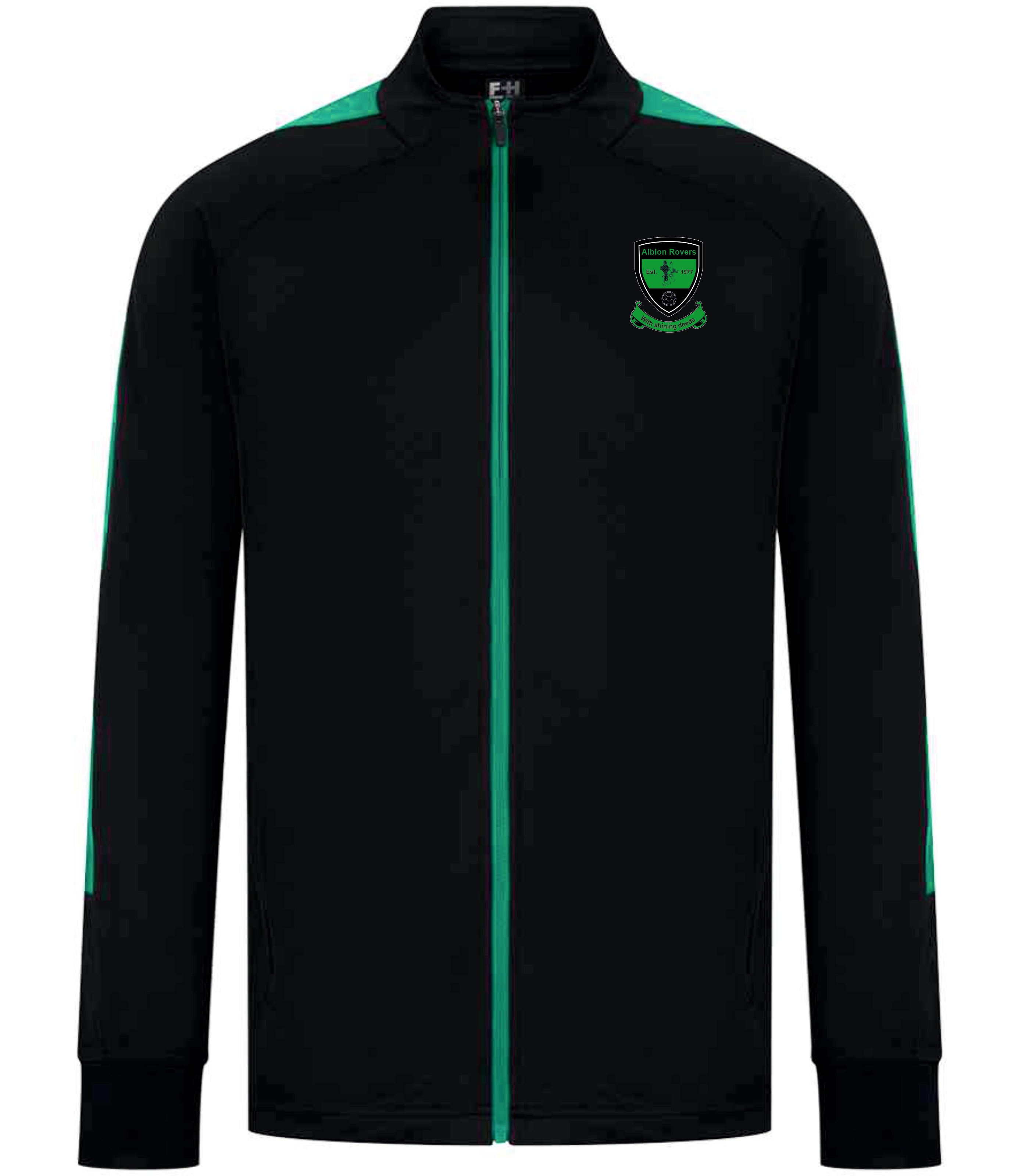 Albion Rovers Full Zip Track Top - Kids Sizes