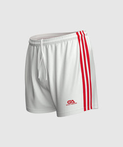 Gaelic Armour White Red and White Match Shorts