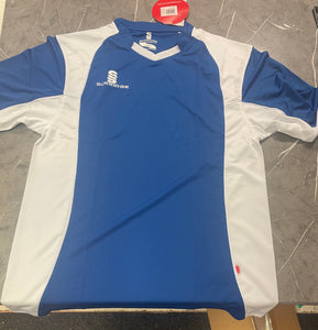 Surridge High Quality Training Tee / Jersey Royal Blue and White