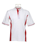 Kustom Kit  White and Red Polo Shirt