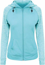 Load image into Gallery viewer, Just Cool Ladies Sports Hoody - Aqua Blue