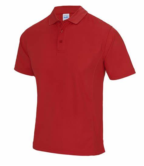 PERFORMANCE DRI-FIT POLO SHIRT - RED - REDUCED TO CLEAR €5