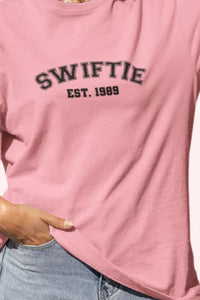 Swiftie T-shirt in Yellow or Pink - All Sizes Available