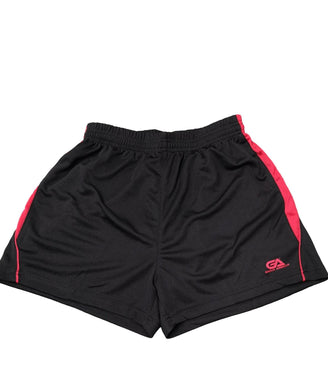 Gaelic Armour  Black and Red  GAA Shorts - Childrens and Adult sizes - Clearance