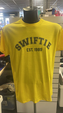 Swiftie T-shirt in Yellow or Pink - All Sizes Available