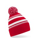 Striped Supporter Beanie