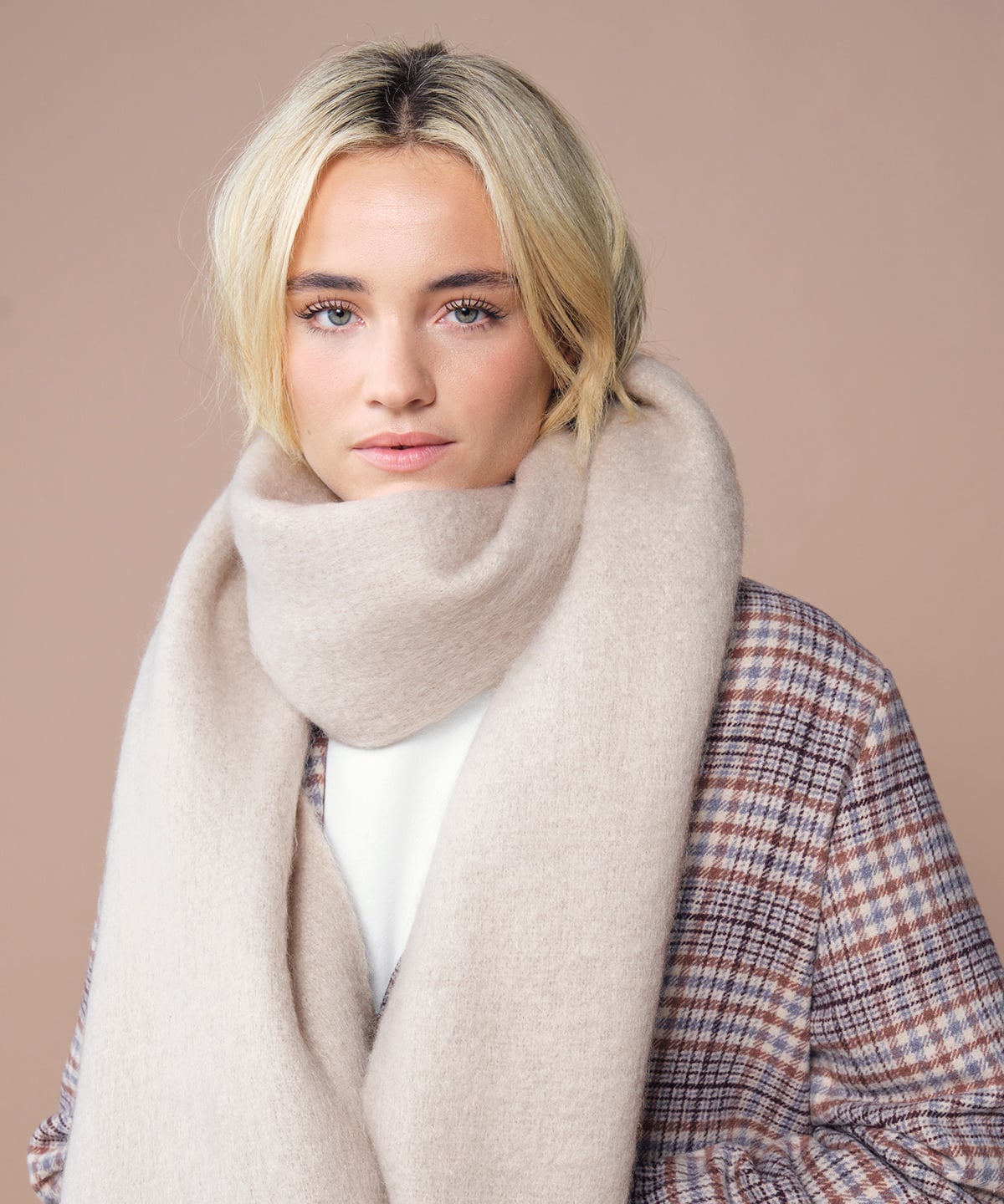 Fluffy scarf
