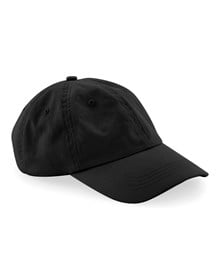 Organic cotton 6-panel dad cap – Black