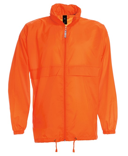 Burnt Orange Full Zip Windcheater with Pockets - Adult 2XL only