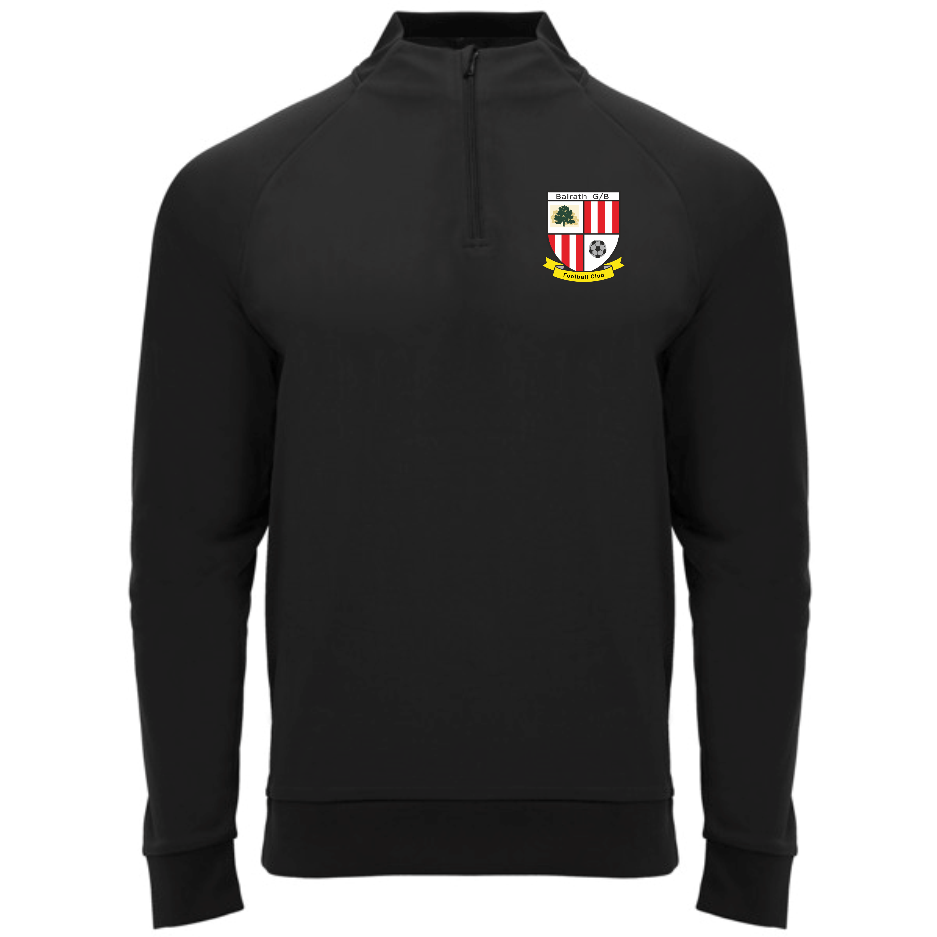 Black Balrath FC Training Quarter Zip - Kids sizes
