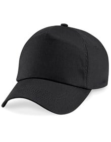 Junior original 5-panel cap – Black