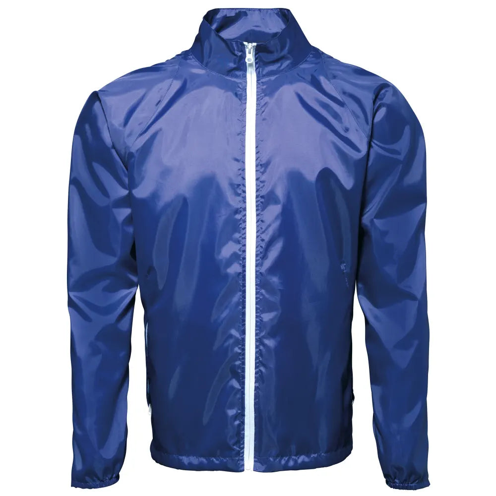 ROYAL BLUE AND WHITE FULL ZIP WINDCHEATER - ADULT SMALL ONLY - REDUCED TO CLEAR €5