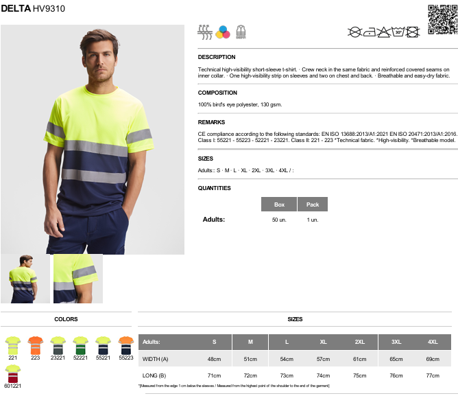 Delta Technical high-visibility short-sleeve t-shirt