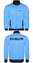 Load image into Gallery viewer, Up The Dubs  Full Zip Retro Tracksuit Top &amp; Trousers - Navy and Sky