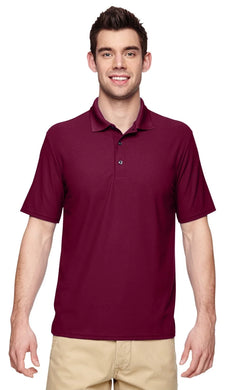 Gildan Burgundy Polo