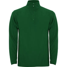 Load image into Gallery viewer, Bottle Green Lightweight Micro-Fleece Quarter Zip - Adult Sizes