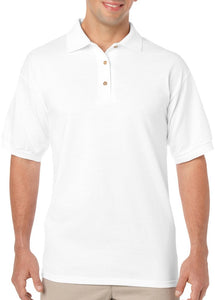 FOTL/Gildan White Polo Shirt - Adult Sizes S-3XL