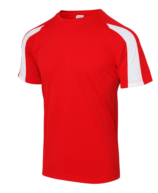 Contrast Sports Tee, Many county and club colours in stock