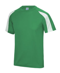 Contrast Sports Tee, Many county and club colours in stock