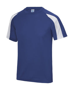 Contrast Sports Tee, Many county and club colours in stock