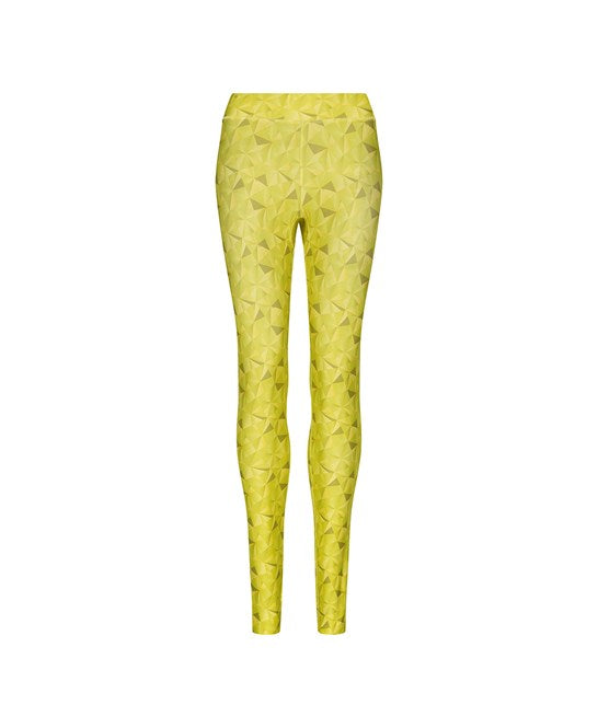 Ladies Cool Printed Leggings Kaleidoscope Lime