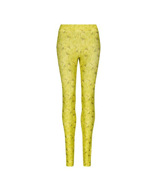 Ladies Cool Printed Leggings Kaleidoscope Lime