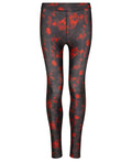Ladies Cool Printed Leggings Red Haze Colour