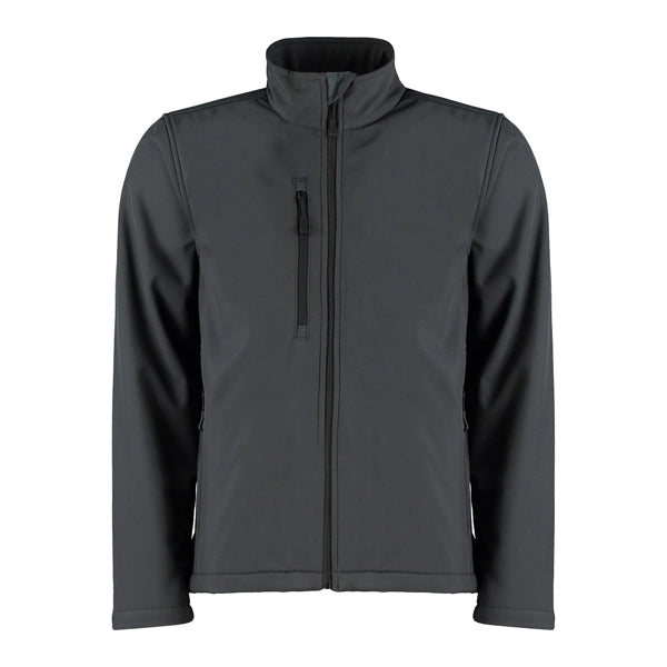 Kustom Kit Adult Small Softshell Jacket - Graphite Grey and Navy available