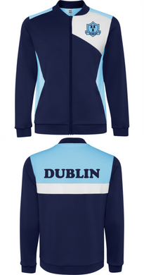 Up The Dubs  Full Zip Tracksuit Top - Navy and Sky