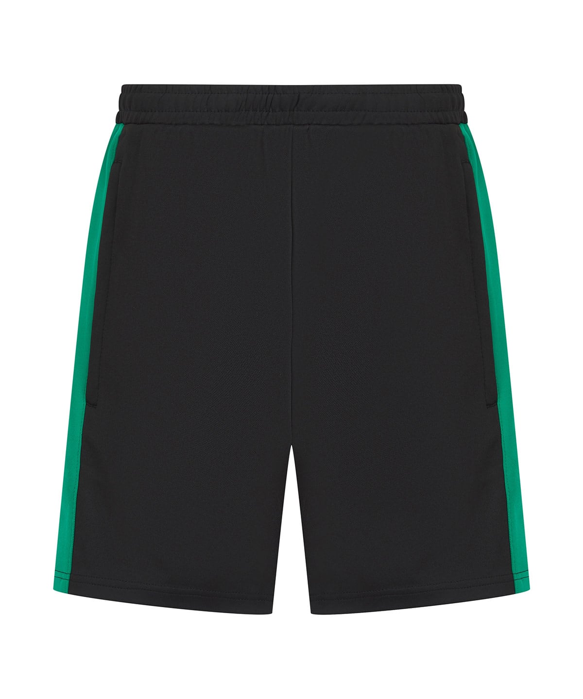 Knitted shorts with zip pockets