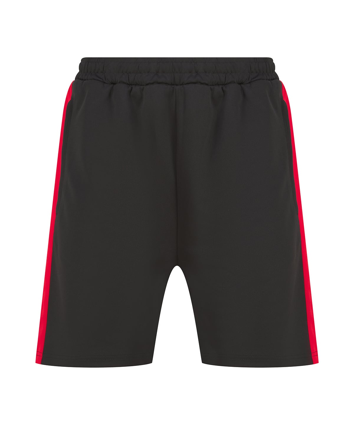 Knitted shorts with zip pockets