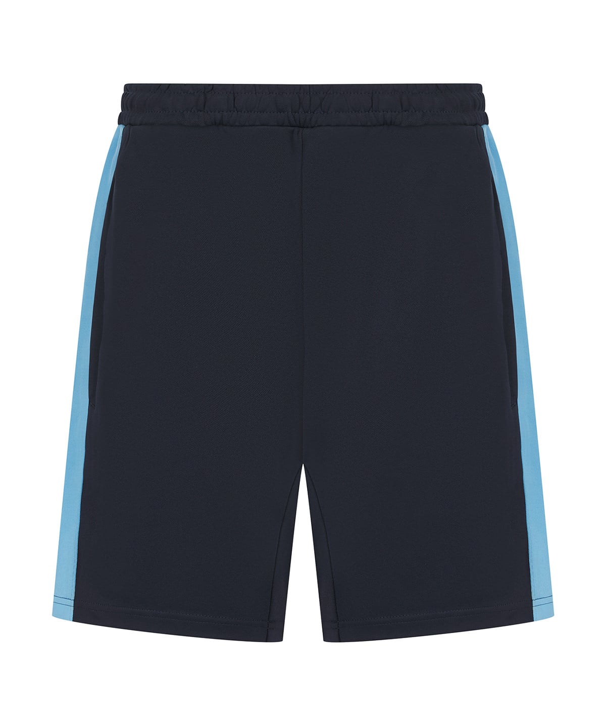 Knitted shorts with zip pockets