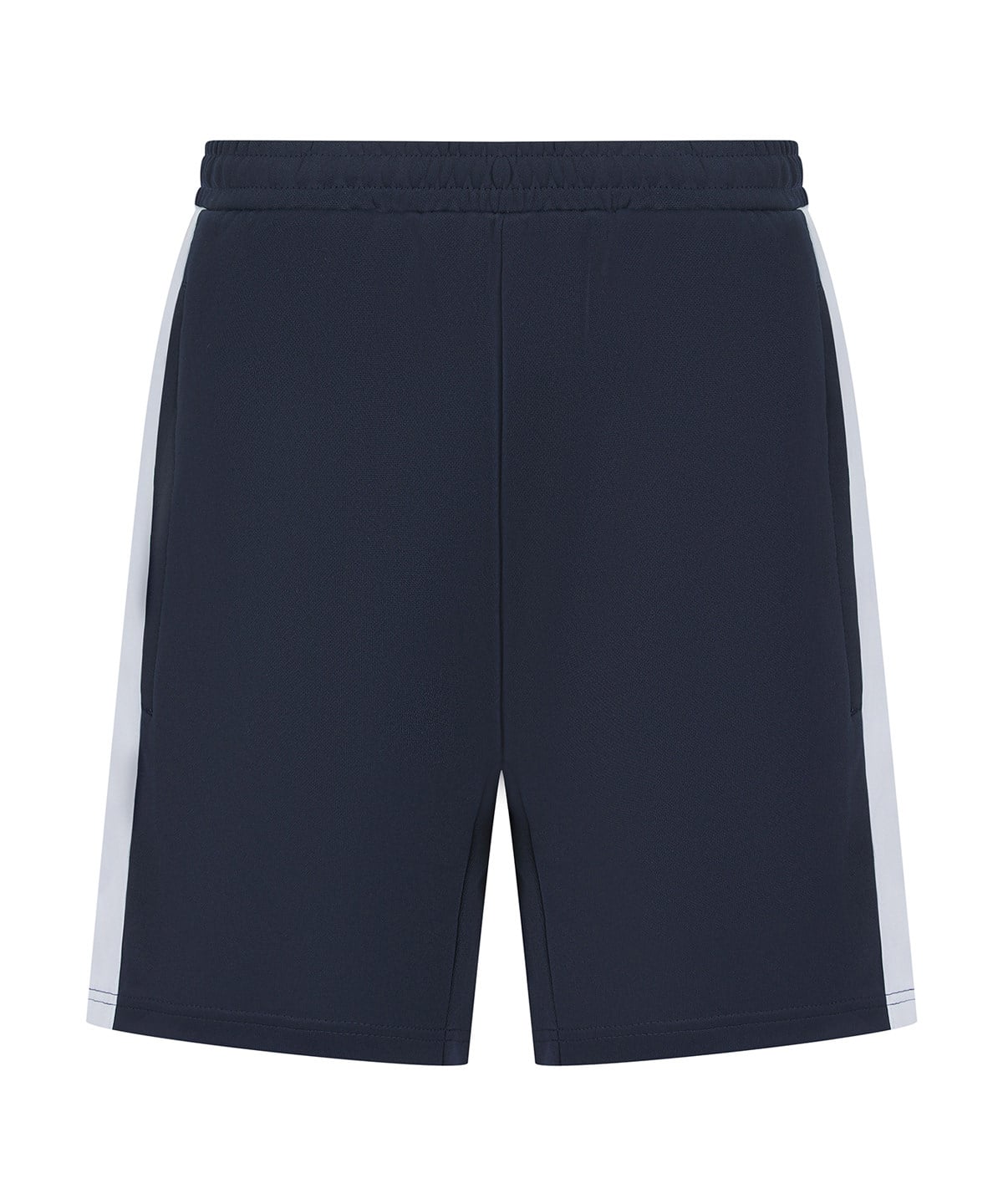 Knitted shorts with zip pockets