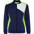 LEROS Sports Tracksuit - Navy Lime Green and White