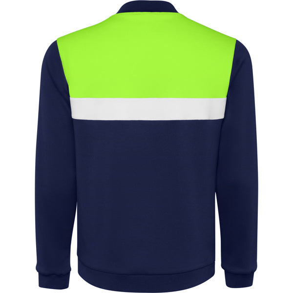 LEROS Sports Tracksuit - Navy Lime Green and White