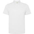 Tormo Technical Sports  Polo Shirt with Matching Clasp Button - White