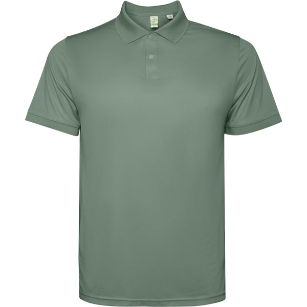 Tormo Technical Sports  Polo Shirt with Matching Clasp Button - Grey